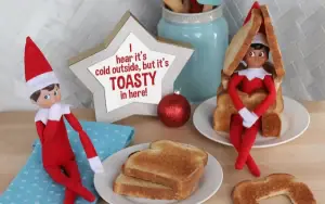 Keep your elves 'toasty' with some toast